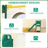 AIYAPLAY 9in1 Smukutis Ir Supynės Vaikams, Su Krepsiniu, Teleskopu, Piešimo Lenta, Varlės Dizainas, Geltona+Žalia