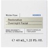 Korres Baltas Pine Restorative Overnight Facial Kreminis Night Skin Kreminis