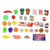 Jokomisiada 2-in-1 Kids’ Shopping Cart with Interactive Planšetė, Baskets and Play Food ZA6346