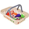 Jokomisiada 2-in-1 Kids’ Shopping Cart with Interactive Planšetė, Baskets and Play Food ZA6346