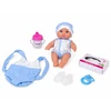 Jokomisiada 20 cm Baby Doll in a Carrier with Pacifier, Bottle and Accessories ZA6332