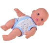 Jokomisiada 20 cm Baby Doll in a Carrier with Pacifier, Bottle and Accessories ZA6332