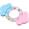 Jokomisiada 2in1 rattle and teether - large set of 8 pcs. PASTEL for toddlers ZA6627