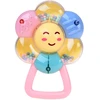 Jokomisiada 2in1 rattle and teether - large set of 8 pcs. PASTEL for toddlers ZA6627