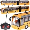 Jokomisiada Miesto mokyklinis autobusas, kurį kontroliuoja nuotolinio valdymo pultas