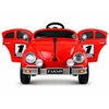 Jokomisiada Baterija-powered car for children, red retro, rocking effect, PA0349