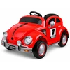 Jokomisiada Baterija-powered car for children, red retro, rocking effect, PA0349