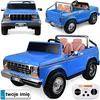 Jokomisiada Baterija-Powered Car Two-Seater Classic Ford Bronco Pickup Truck PA0338