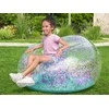 „Bestway Glitter“ kėdė pripučiama „Pouffe Glitter Dream 114 x 112 x 66cm 75115“