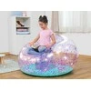 „Bestway Glitter“ kėdė pripučiama „Pouffe Glitter Dream 114 x 112 x 66cm 75115“