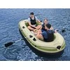 Bestway pripučiamas pontonas + irklai 294 x 137 cm Voyager X3 plaustų rinkinys 65164