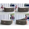 Bestway Lay-Z-Spa Cabo HydrotJet 6 hidromasažas 4-6 asmenims su WiFi programėle 6001R