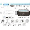 Bestway Lay-Z-Spa Cabo HydrotJet 6 hidromasažas 4-6 asmenims su WiFi programėle 6001R