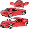 Jokomisiada „Metal Car“ modelių „Alfa Romeo 8c“ konkurso mastelis 1:32 žibintai za4607