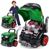 Jokomisiada CAR WORKSHOP Build a TRACTOR engine mechanic set ZA6305
