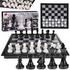 Jokomisiada Chess Magnetic checkers 2in1 puzzle game GR0620