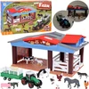 Jokomisiada Children’s Farm Set with Animals, Tractor, Trailer, Lights and Sounds ZA6308