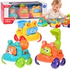Jokomisiada Construction car set: excavator, dump truck and concrete mixer for toddlers ZA6341