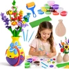 Dėlionė Jokomisiada Creative 28-Piece DIY Flower-Making Kit with Modelling Clay and Vase ZA6414