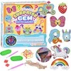 Jokomisiada Do it yourself DIY Fairytale collage - diamond embroidery - key rings ZA6021