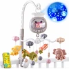 Jokomisiada Crib carousel with projector - several dozen melodies SAFARI ZA6299