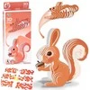 Dėlionė Jokomisiada 3D puzzle cardboard modelis SQUIRREL do it yourself DIY 35 eleZA5720