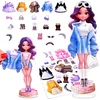 Dėlionė Jokomisiada FASHION DOLL x6 magnetic puzzle - magnetic doll clothes ZA 6607