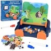Dėlionė Jokomisiada Magnetic board 2in1 magnetic puzzle animal drawing board ZA5157