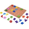 Dėlionė Jokomisiada Wooden puzzle ALPHABET LETTERS educational puzzle - 26 pieces ZA6575