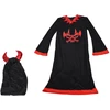 Jokomisiada Devil Costume for a Boy – Juodas Robe and Hood with Horns, Size L