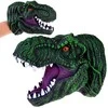 Jokomisiada Dinozaurų t-rex guminė pirštinė rankinė lėlių dinozaurų galva