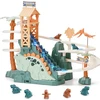 Jokomisiada Dinosaur Track Slide with Moving Stairs, Lights and Music ZA6297