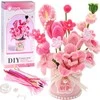 Jokomisiada DIY Creative Kit Create Fabric FLOWERS in a Handmade Vase ZA5866