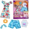 Jokomisiada Doll clothes set, holiday styling, dress, accessories ZA5706