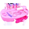 Jokomisiada Dressing table with LED mirror and chair + hairdryer, cosmetics, jewelry ZA6594