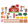Jokomisiada FARM Opening barn + 10 figures, tractor, and farm accessories ZA6384