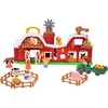 Jokomisiada FARM Opening barn + 10 figures, tractor, and farm accessories ZA6384