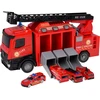 Jokomisiada FIRE BRIGADE transforming Light, sound, water spray + 4 cars ZA6560