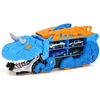 Jokomisiada Foldable car 2 in 1 DINOSAUR garage eats vehicles + signs and springs ZA6595