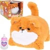 Jokomisiada Interactive ginger dog PULPET - barks and moves his eyes records voice + bottle ZA5479