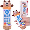 Jokomisiada Interactive remote control - 2-in-1 TEDDY BEAR teether for children + funny sounds ZA6017