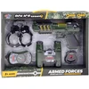 Jokomisiada Kids’ Soldier Play Set with Light and Sound Toy Gun, Binoculars and Handcuffs ZA6316