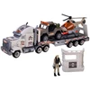 Jokomisiada Large Military Army Playset Truck Tank Helicopter Missiles ZA6365
