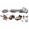 Jokomisiada Large Military Army Playset Truck Tank Helicopter Missiles ZA6365