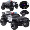 Jokomisiada Didelis POLICIJOS monstras sunkvežimio valdomas automobilis su nuotolinio valdymo pulteliu, apšvietimu RC0626