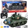 Jokomisiada Large Remote-Controlled RC Tank That Shoots BBs, with Remote Control RC0769