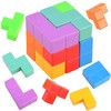 Dėlionė Jokomisiada Logical Tetris-type CUBE puzzle - 7 different colored pieces GR0153