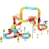 Jokomisiada MAGNETIC BLOCKS Magnetic track for trains - 114pcs DIY train ZA6578