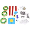 Jokomisiada MAGNETIC BLOCKS Magnetic track for trains - 135pcs DIY train ZA6330