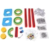 Jokomisiada MAGNETIC BLOCKS Magnetic track for trains - 178pcs DIY train ZA6331